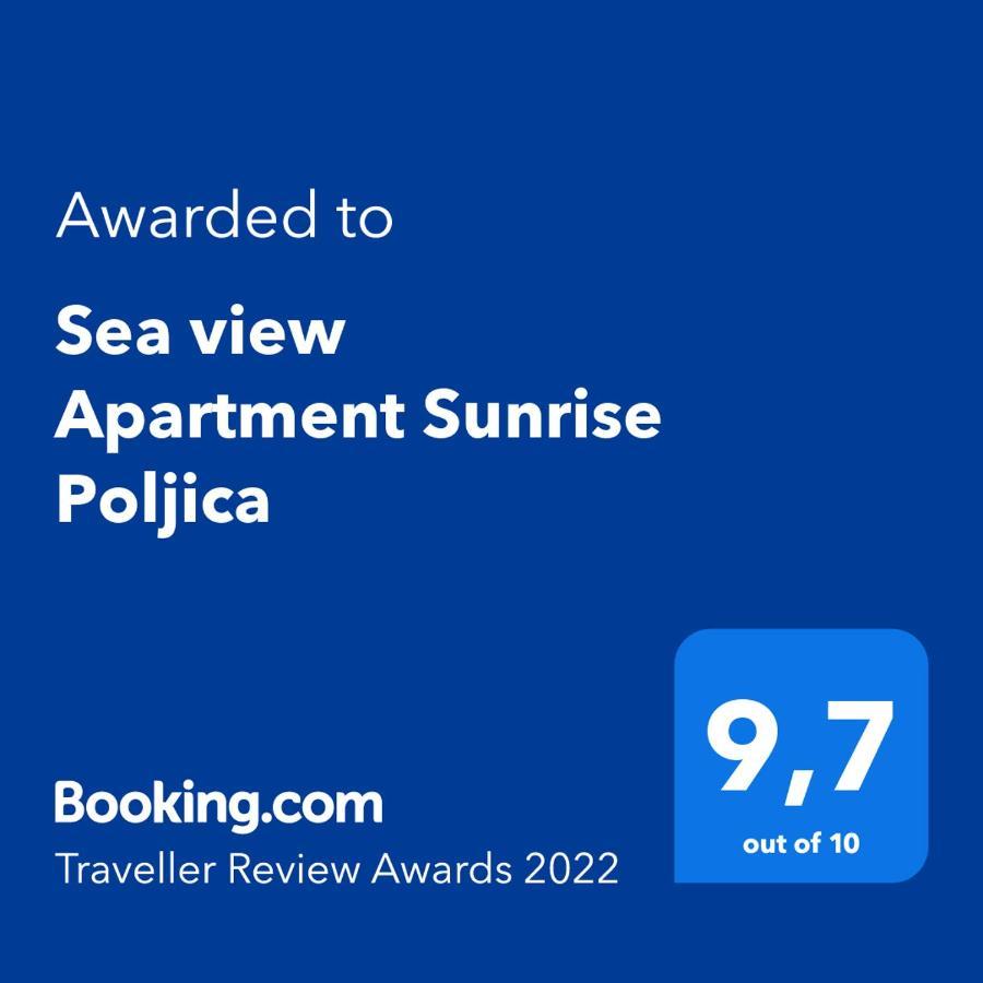 Sea View Apartment Sunrise Poljica & Blue Lagoon Rent A Boat Buitenkant foto